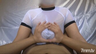 【射體操服操】純體操服兩射精液擠在雙乳間！！業餘單拍033