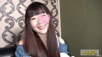 【4K撮影】☆初撮り☆完全顔出し☆炉利系色白Dカップ美少女とイチャイチャSEXでたっぷり中出ししちゃいました♥【特典付】