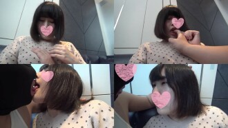 ☆ Premier coup ☆ Apparence complète ☆ Peau de mochi à la peau claire de M belle fille ♥ Même si c'est calme, lorsque l'interrupteur est allumé, "Non! ♪ J'ai été foiré jusqu'au deuxième tour ♥ [Individu