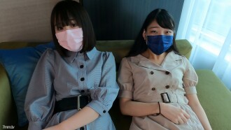 [Uncensored] I want to beat it with 3P ... Before that. More than good friends, less than lesbians Genuine friends Marie & Rie [Prologue to 3P]