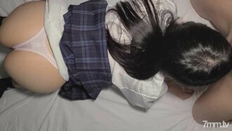 超巨尻にTバック履かせ剛毛洪水マンコを犯す～県立普通科②美術部の黒髪小柄巨尻の子②～ 