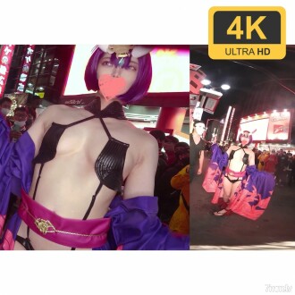 [Wala] [Individual shooting exposure] Isang kaklase ng metropolitan commercial department, isang magandang babae na may misteryosong mental spatula. Exposure ng Shibuya Halloween Cosplay!!