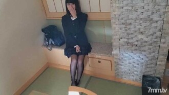 [2004 year student] Black hair knee high ② / After school uniform creampie