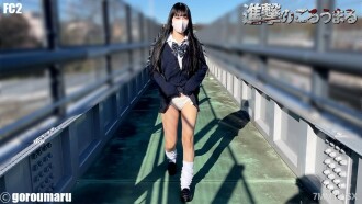 21歲，黑髮，整齊的剃光陰部⑨ 最後發文！裸露條紋戶外、散步、連續中出、清潔口交 限定時間 4000pt → 2000pt