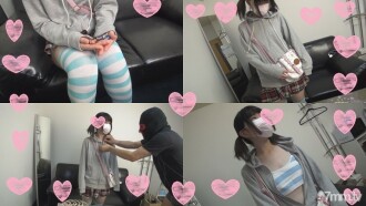 第一槍陰道射精3P☆可愛黑髮18歲（天使）粉紅乳頭女兒二叔無情陰道射精♪*附高品質ZIP【個人拍攝】