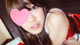 [Individual Shooting] Special Edition 4 Transcendence Cute Female College Student F Cup Satin Gloves Christmas Raw Insertion Creampie! 【amateur】