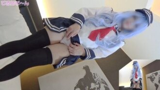 Nagbabalik na ang cosplayer na Sixth Destroyer Division sa isang remastered na bersyon! Masturbesyon at pakikipagtalik suot ang isang KanColle Hibiki outfit!