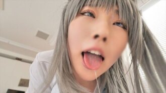 Eine superberühmte, kleine und verrückte Cosplayerin bei einem privaten Fotoshooting: Ahegao GAMGIMARI★Bakubokkanaka
