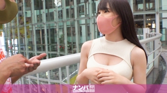 認真的南帕，第一槍。第1699章 撿了個乳溝太誘人的黑髮妹子！帶著保齡球對決中的懲罰遊戲進入工作室！對與纖細身材不相稱的美麗巨乳既興奮又絕望！
