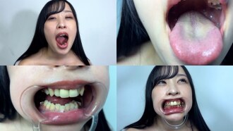 Isang sulyap sa loob ng bibig ni Yuno-chan, kung saan ang kanyang uvula ay kaibig-ibig.
