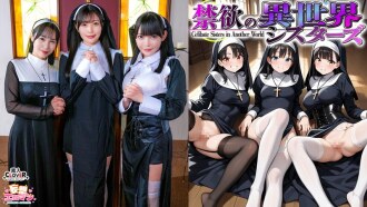 [Abstinent Sisters from Another World] ① Summoned to a world where only women exist? A blowjob and tasting session by the Mother Superior! ② Shocked by her first man?! Loses her virginity on the spot! ③ A shy delinquent sister also joins the fray! A foursome with unlimited creampies?! [Fantasy Eroticism #Anna, Onet, and Sharon]